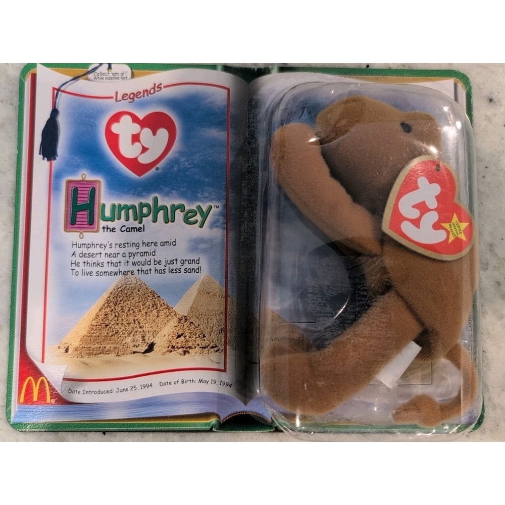 Retired Ty Teenie Beanie Babies 2000 Humphrey - Camel McDonald's Legends 1994